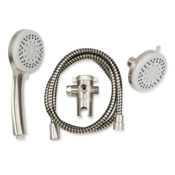 Keeney Mfg 5-Function 3-Way Showerhead Kit, Brushed Nickel K751BN - main
